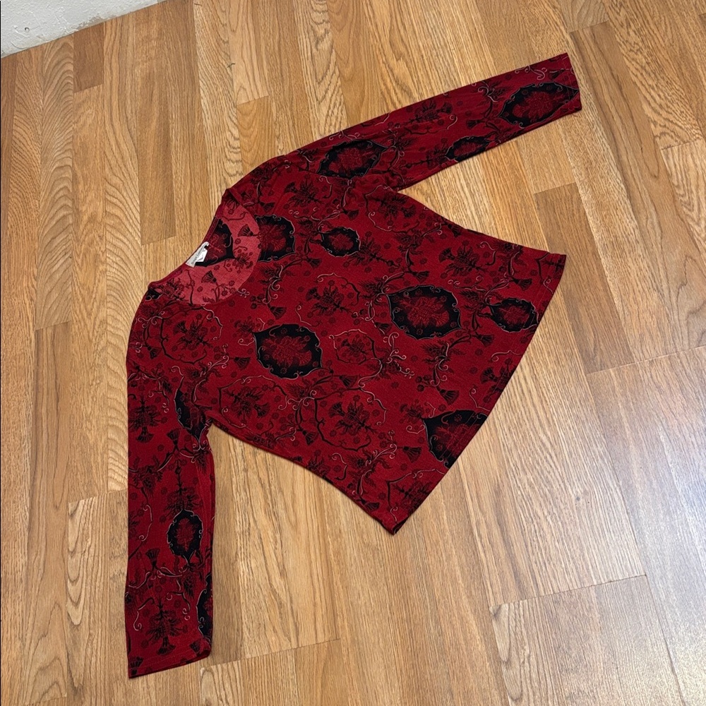 Vintage 1990’s Susan Lawrence red and black top and skirt set. Size S/M. - Picture 12 of 17